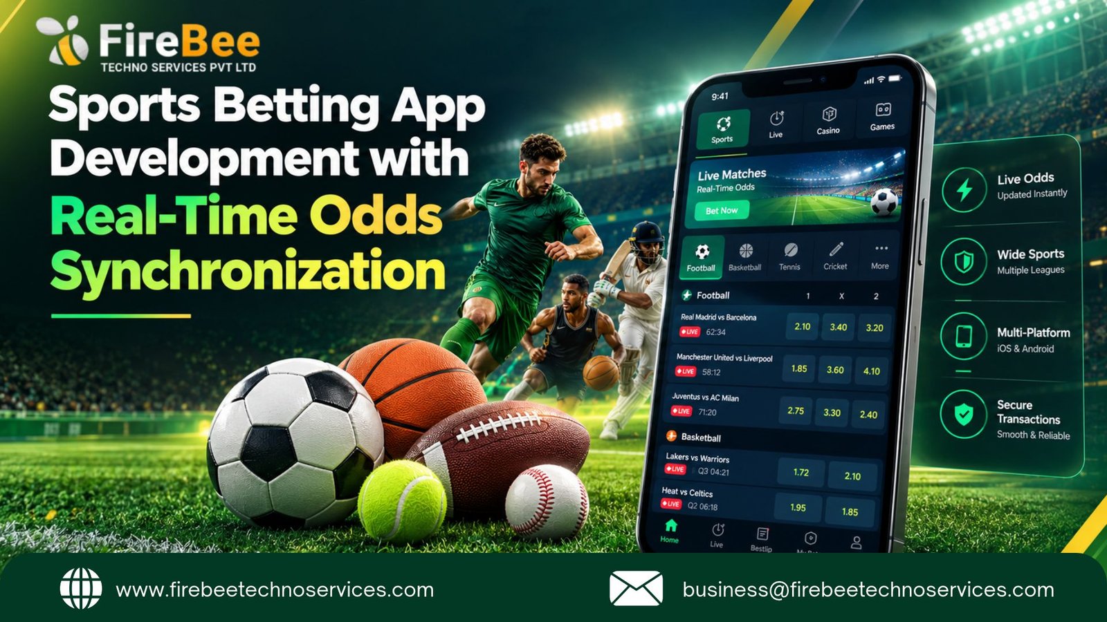 Sports Betting App Development with Real-Time Odds Synchronization