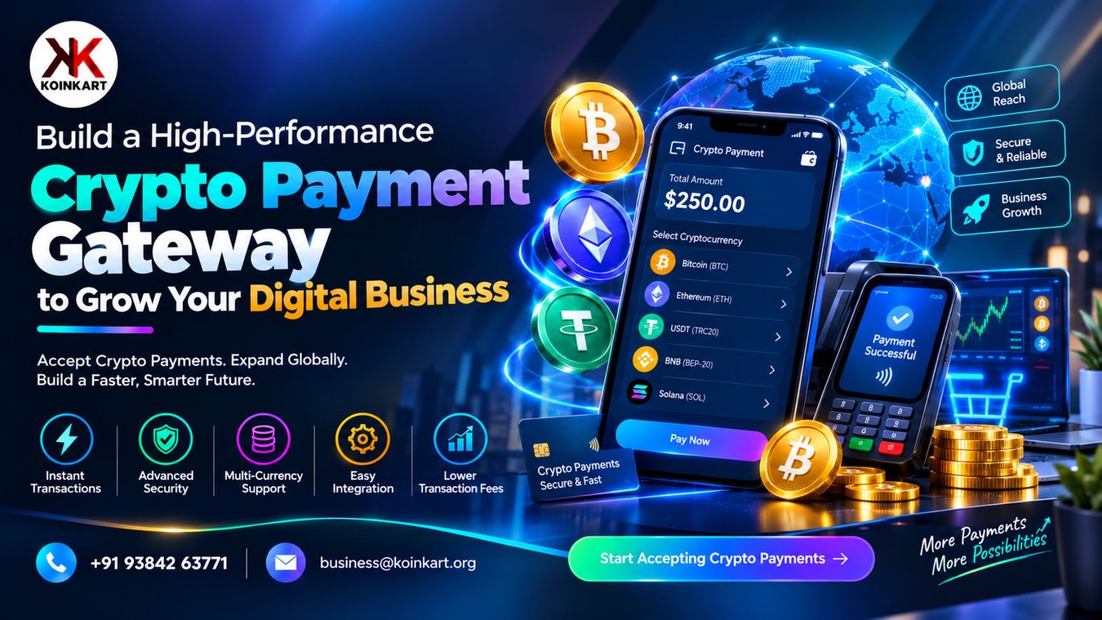 Build a High-Performance Crypto Payment Gateway to Grow Your Digital Business